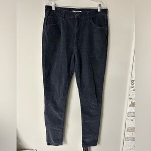 Levi’s Corduroy 721 High Rise Skinny Jeans
